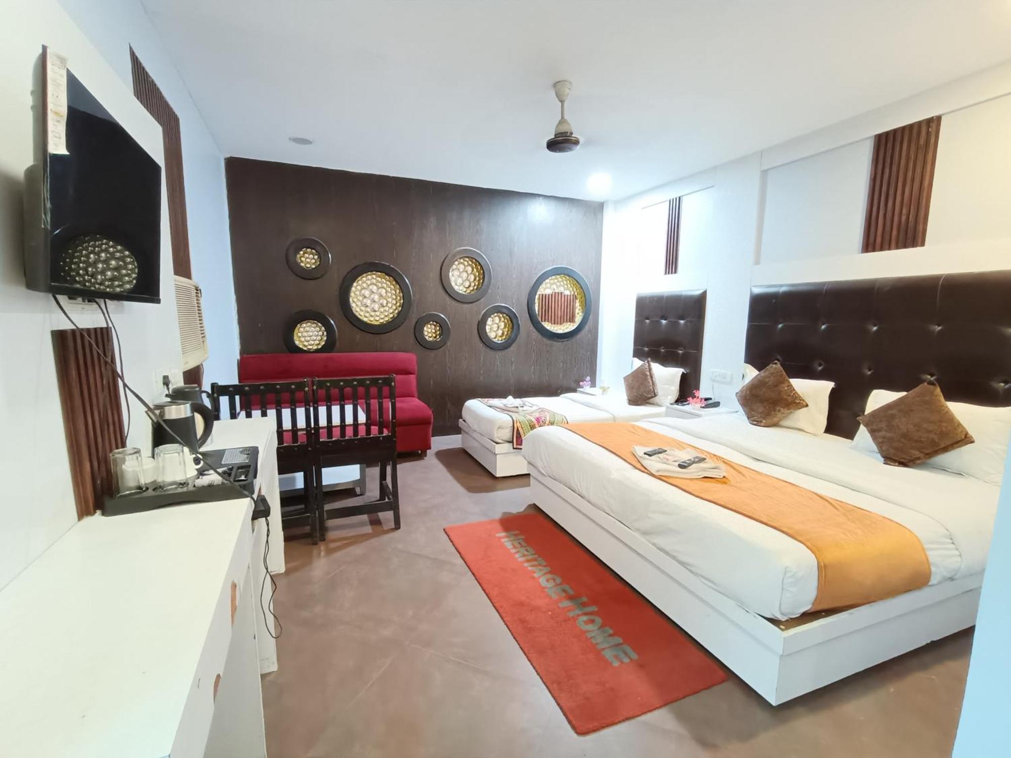 Hotel Heritage Home Walking 1 Minuit From R K Ashram Metro Station New Delhi Extérieur photo